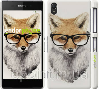 Чохол на Sony Xperia Z2 D6502/D6503 Лис в окулярах "2707c-43"