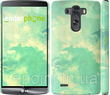 Чохол на LG G3 dual D856 Зелені хвилі "2696c-56"
