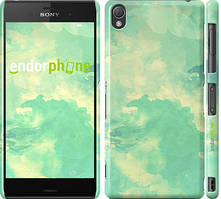 Чохол на Sony Xperia Z3 D6603 Зелені хвилі "2696c-58"