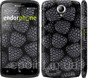 Чехол на Lenovo S820 Черная ежевика "2873c-52"