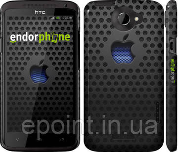 Чехол на HTC One X apple 2 "1734c-42"