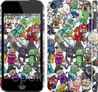 Чехол на iPod Touch 5 Minecraft 3 "775c-35"