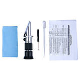 Рефрактометр для цукру, сиропу, СОЖ (0...80% Brix) "HT118", фото 6