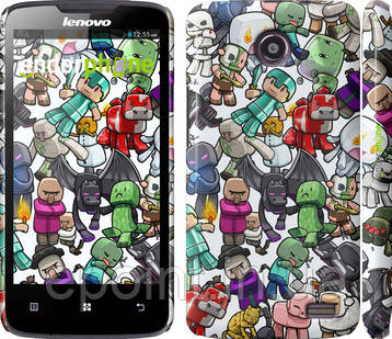 Чехол на Lenovo A820 Minecraft 3 "775c-68"