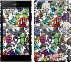 Чехол на Sony Xperia Z1 C6902 Minecraft 3 "775c-38"