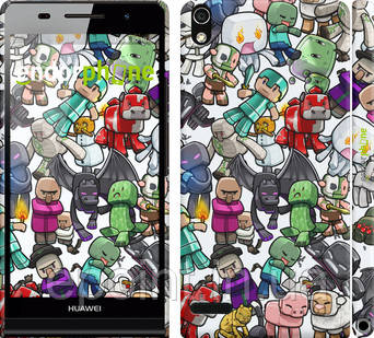 Чохол на Huawei Ascend P6 Minecraft 3 "775c-39"