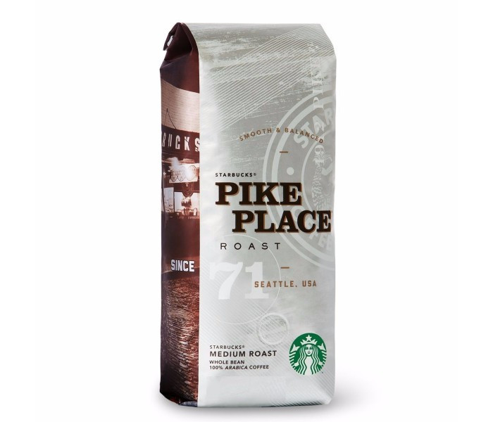 Кава в зернах Starbucks Pike Place Roast 454 грам, США, фото 1