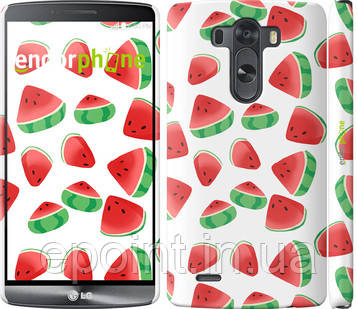 Чехол на LG G3 dual D856 Арбуз "2493c-56", фото 1