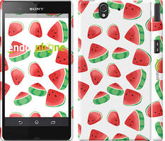 Чехол на Sony Xperia Z C6602 Арбуз "2493c-40"