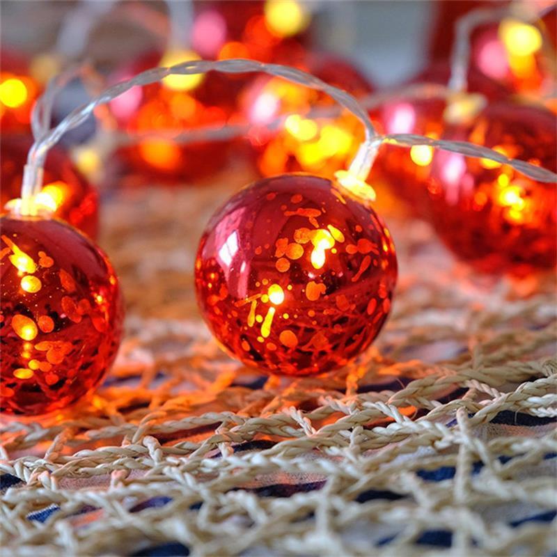 Світлодіодна гірлянда ColorWay Christmas lights ball (6 см) (CW-MC-LB20U) 20 LED, 3 м, USB