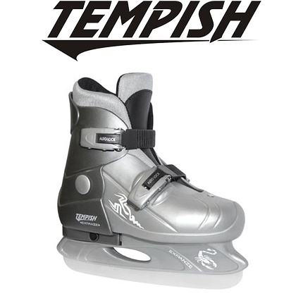 Ковзани хокейні льодові розсувні дитячі Tempish Expanze Hockey розмір 29-32/19,0-21,5 см сірі, фото 1