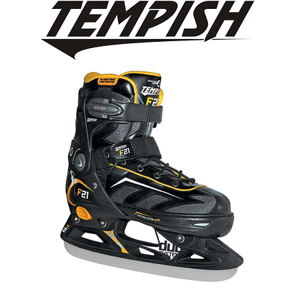 Ковзани льодові розсувні дитячі для хлопчика Tempish F21 Ice чорні, фото 1