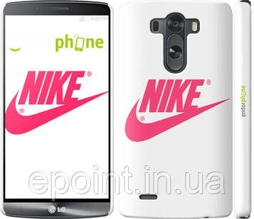 Чохол на LG G3 dual D856 Nike з рожевим логотипом "2736c-56", фото 1