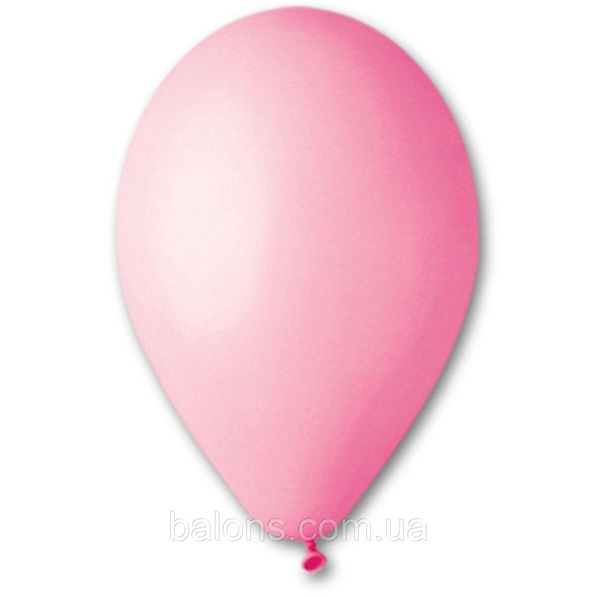 Повітряні кулі гуртом12"/06 (30 см)G110 рожевий пастель