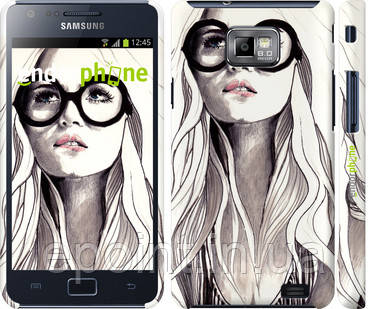 Чохол на Samsung Galaxy S2 Plus i9105 Дівчина з обкладинки "2870c-71"