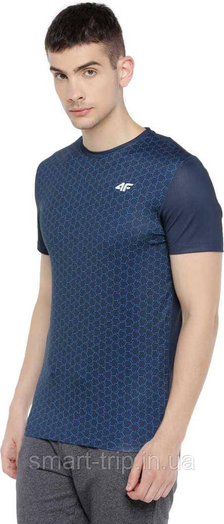 Чоловіча футболка 4F Dry L синій 1 = 2 Men (H4L19-TSMF003-30S)