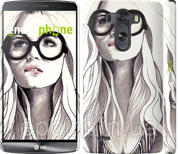 Чохол на LG G3 dual D856 Дівчина з обкладинки "2870c-56", фото 1