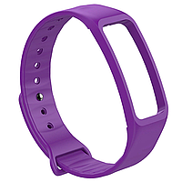 Силиконовый ремешок для фитнес браслета трекера часов C1, C1S, C1 Plus Фиолетовый