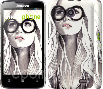 Чохол на Lenovo A820 Дівчина з обкладинки "2870c-68"
