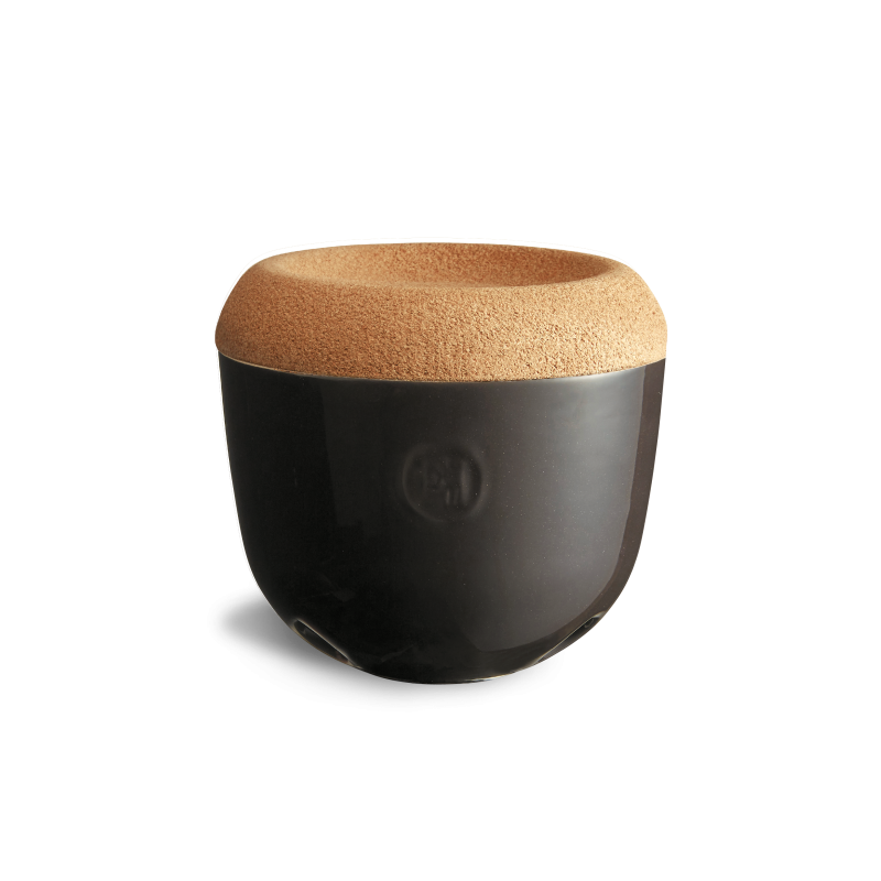 Ємність для зберігання часнику Emile Henry 0.94 л вугілля 798763