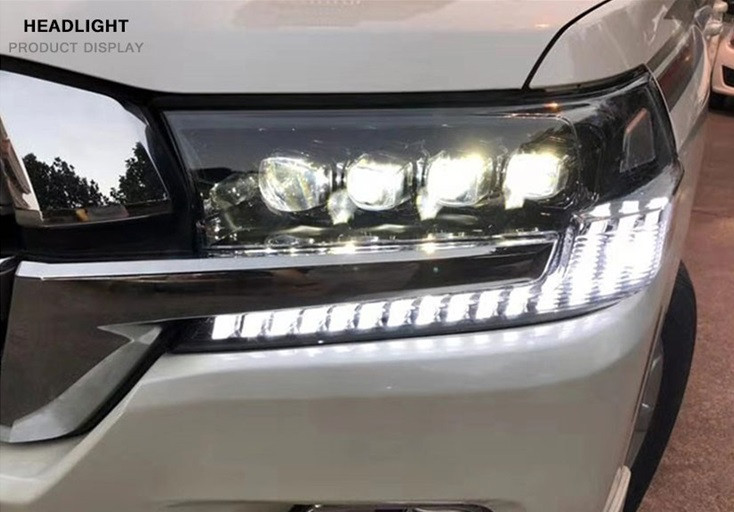 Передні фари Toyota Land Cruiser 200 (2016+) тюнінг Full Led оптика