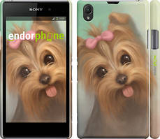 Чохол на Sony Xperia Z1 C6902 Намальований йоркширський тер'єр "928c-38"