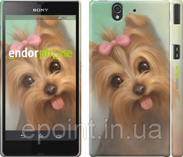 Чохол на Sony Xperia Z C6602 Намальований йоркширський тер'єр "928c-40"
