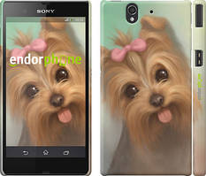 Чохол на Sony Xperia Z C6602 Намальований йоркширський тер'єр "928c-40"