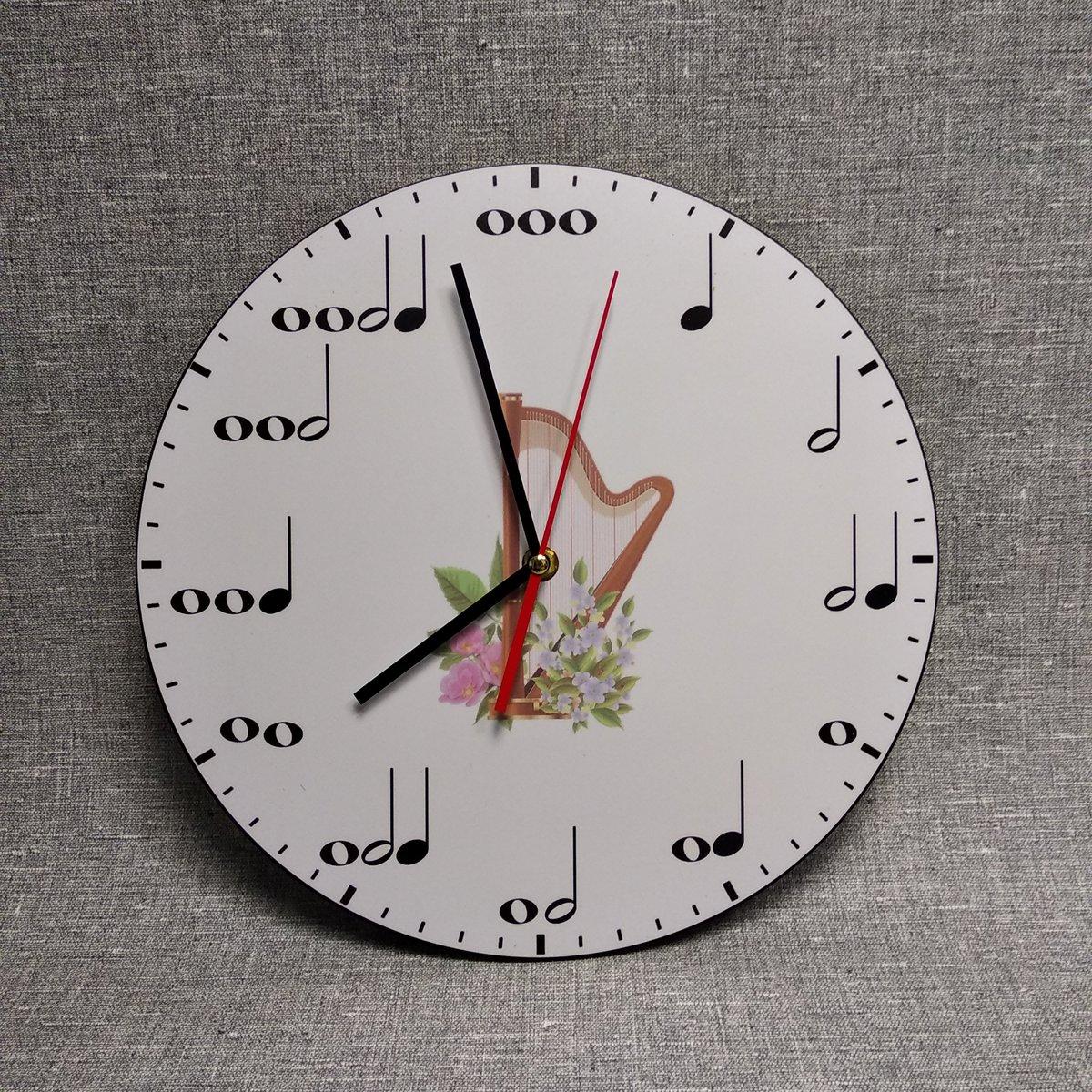 Часы настенные для кабинета музыки. Арфа от Мир стендов - 1106720096