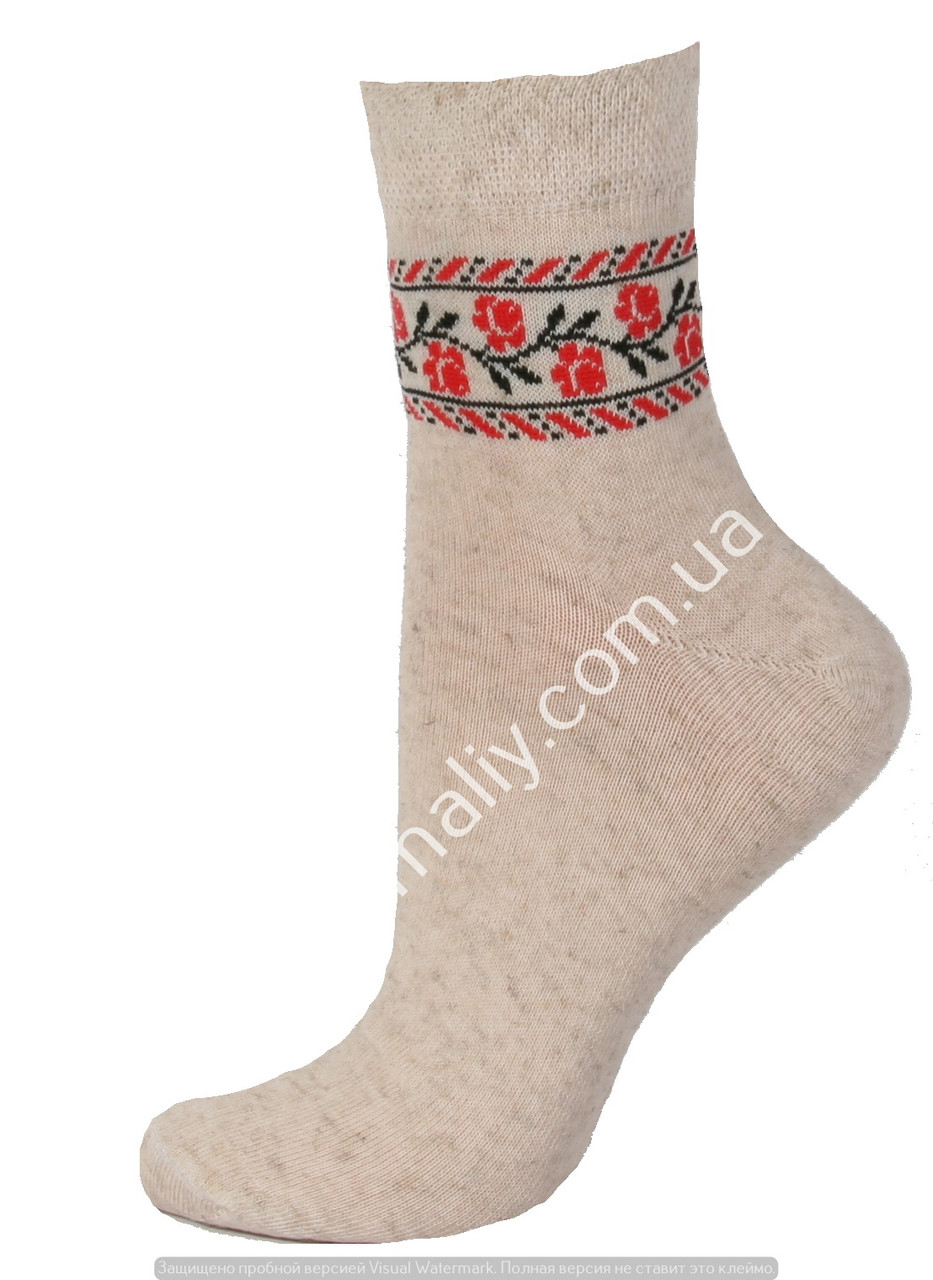 Шкарпетки жіночі льон