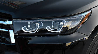 Передні фари Toyota Highlander XU50 (2017+) тюнінг Full Led оптика 3D