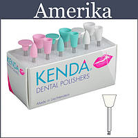 Головка полировочная Кенда, ЧАШКА БОЛЬШАЯ БЕЛАЯ, Kenda Dental Polishers