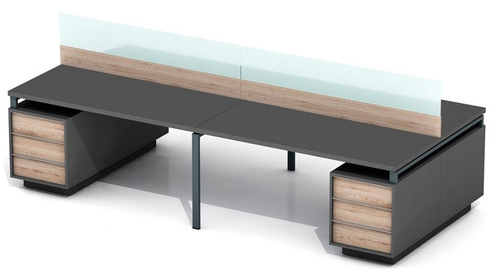 Стіл тумбовий на 4 робочих місця Promo T21 ТМ Salita