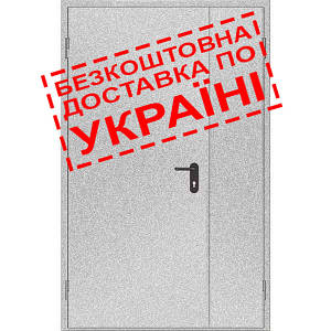 Двері протипожежні металеві глухі ДМП ЕІ60-2-2100x1300 лів., ЄвроСтандарт