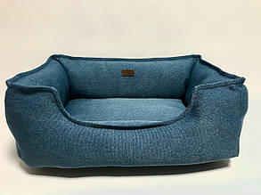 Лежанка для собаки, кота, лежак для собаки, кота, спальне місце МЕБЛЕВА ЗНОСОСТІЙКА ТКАНИНА
