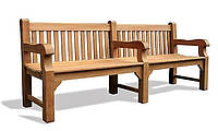 Лавочка скамья со спинкой 2240 х 580 мм от производителя Garden park bench 23