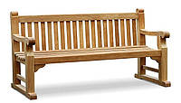 Лавочка скамья со спинкой 1800 х 550 мм от производителя Garden park bench 29