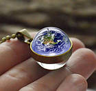 Кулон, підвіска планета, на ланцюжку, фото 2