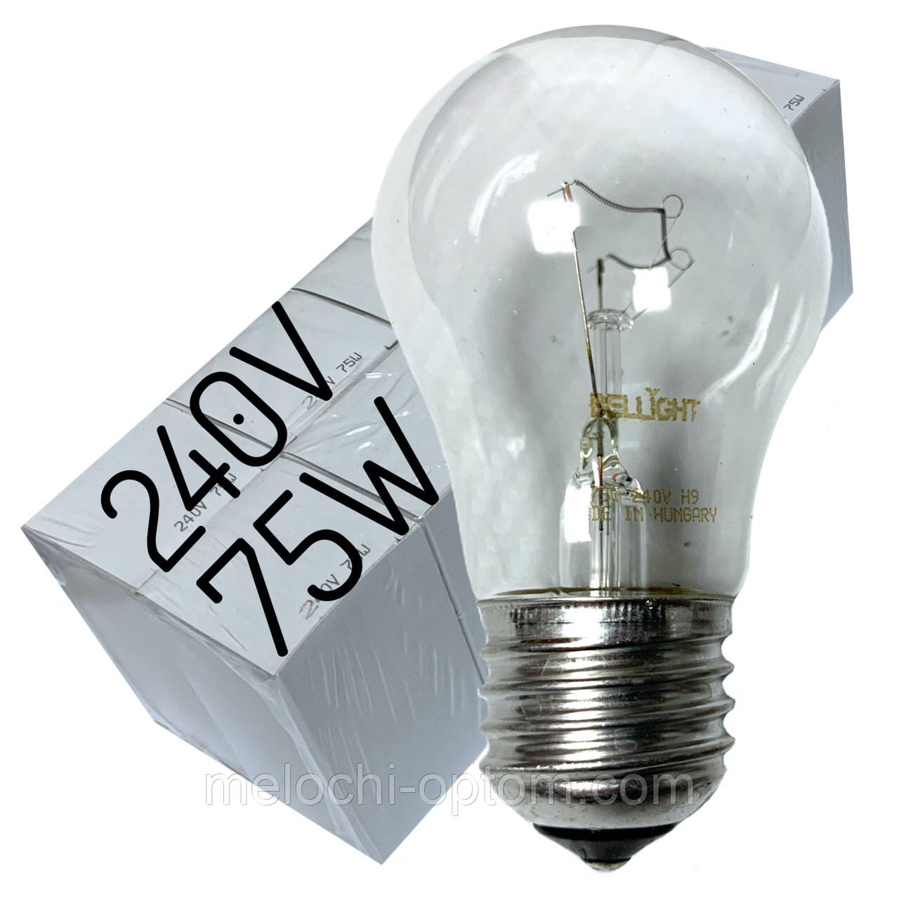 Купити Лампочка розжарювання ISKRA 75 ВАТТ цоколь E27, ціна 12.50 грн ...