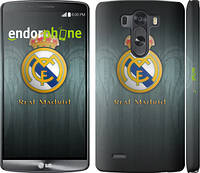 Чехол на LG G3 dual D856 Real Madrid 3 "995c-56"