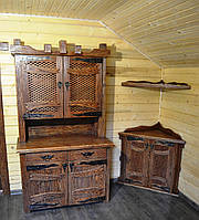 Буфет-сервант під старовину з ковкою