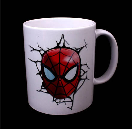 Кружка керамічна Spiderman людина павук 300 мл, фото 2
