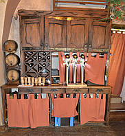 Буфет роздільне дерев'яне