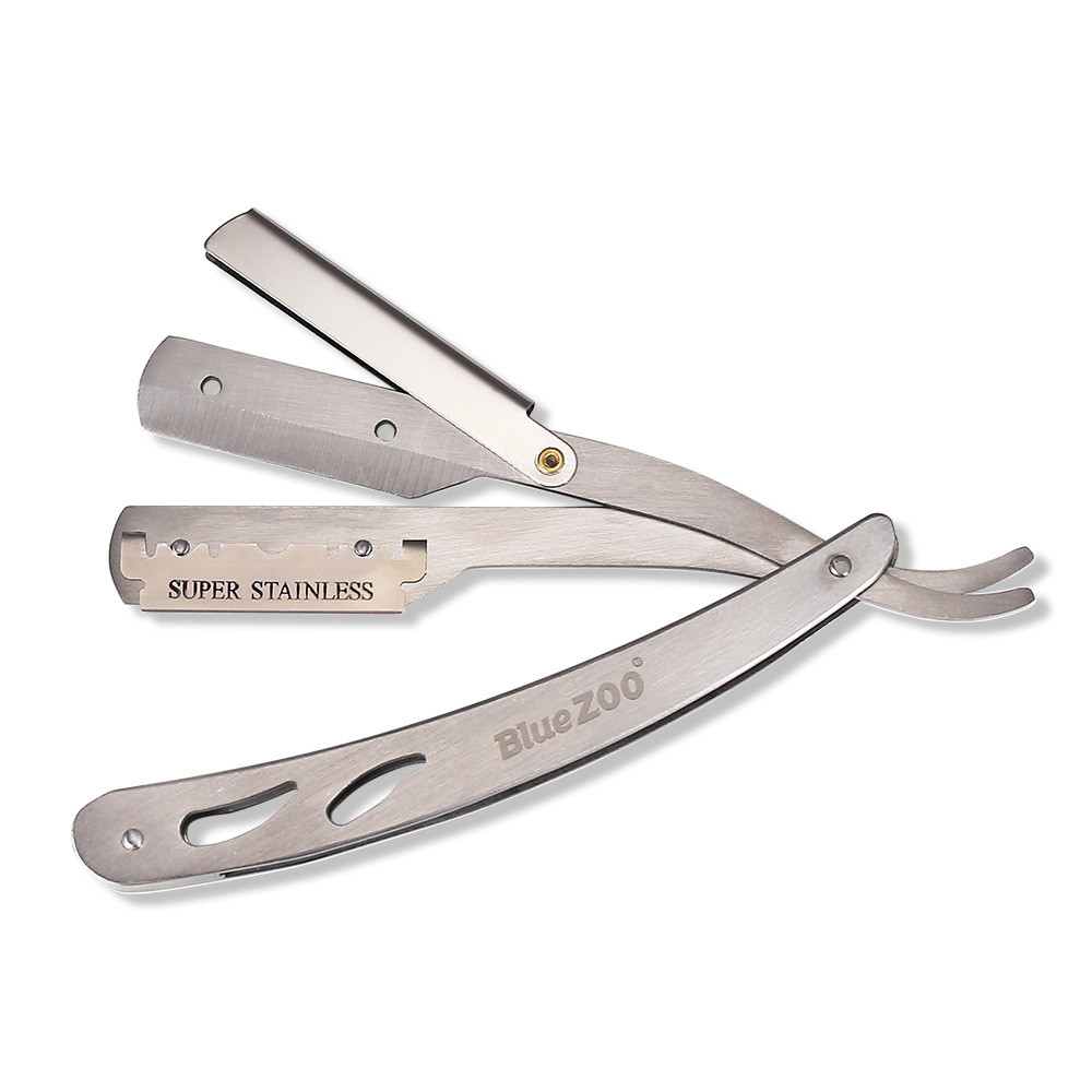 Небезпечна бритва Blue ZOO Folding Razor + 10 лез, фото 1