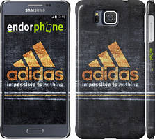 Чехол на Samsung Galaxy Alpha G850F Adidas 2 "444c-65"