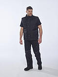 Классический утепленный жилет S415Черный, L, фото 8
