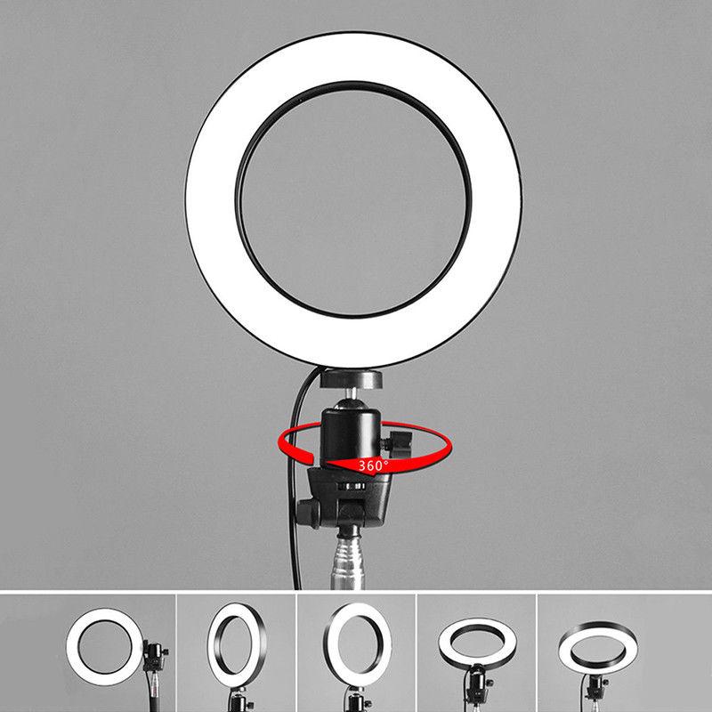 Кільцева світлодіодна лампа Ring Fill Light 26см зі штативом 50 см