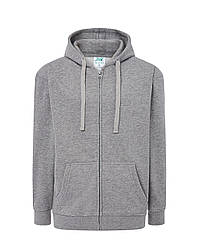 Чоловічий реглан з капюшоном JHK HOODED SWEATSHIRT колір темно-сірий меланж (GM)