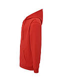 Мужской реглан с капюшоном JHK HOODED SWEATSHIRT цвет красный (RD), фото 6