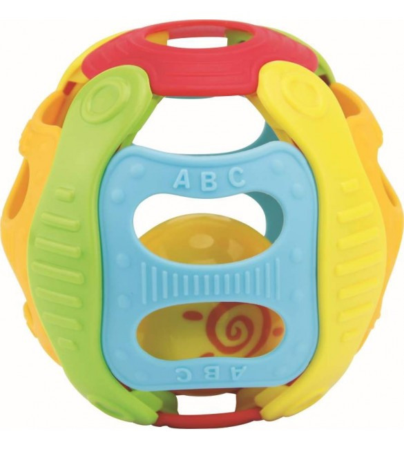 Музична іграшка М'яч Baby Mix WD3355B м'яка кулька брязкальце дитяча розвиваюча для дітей